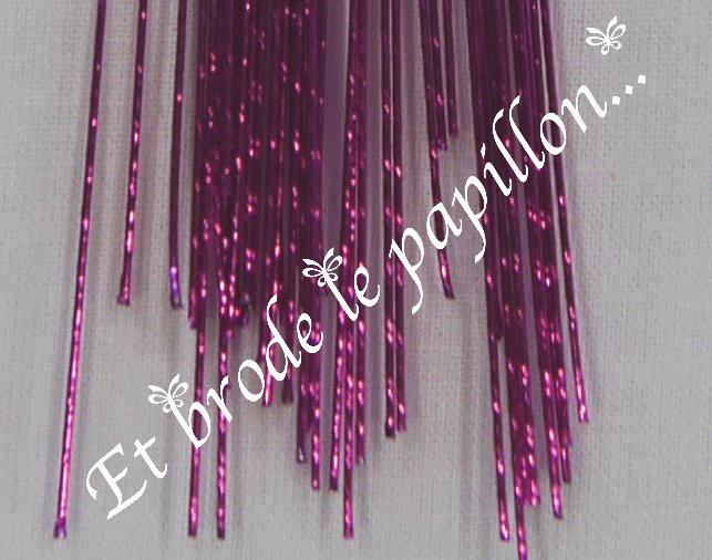 tige metal mauve 050mm (gauge 24)