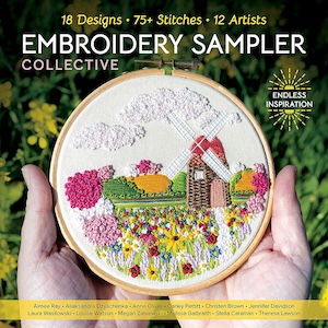 livre Embroidery Sampler Collective Various designers
