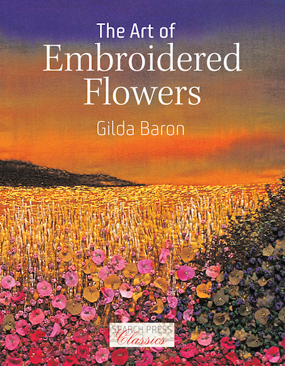 embroidered flowers