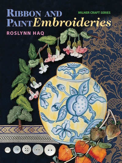 photo livre ribbon and paint embroideries