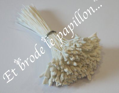 etamine grand arum blanc mat