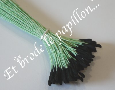 etamine arum noir mat
