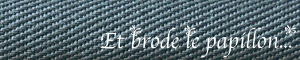 photo: tissu crewel coton gris moyen