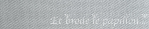 photo: tissu crewel coton gris