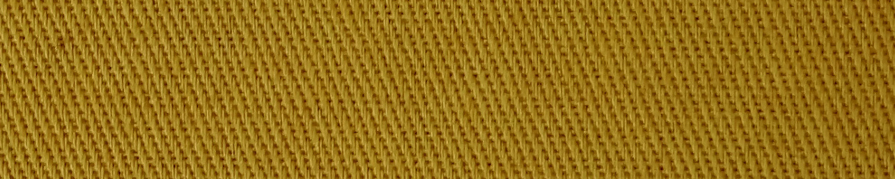 photo: tissu crewel coton moutarde