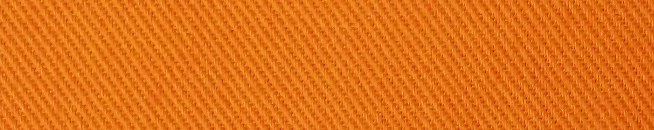 photo: tissu crewel coton orange