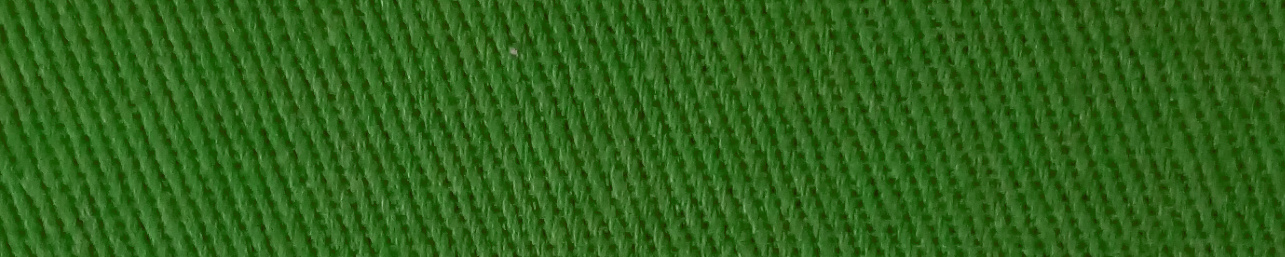 photo: tissu crewel coton vert sapin